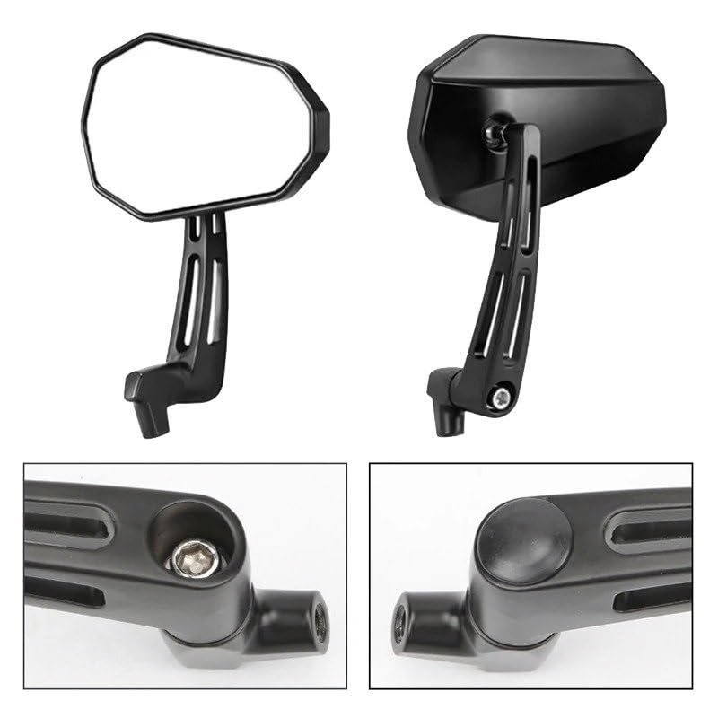 Retrovisor manillar scooter Espejos Retrovisores De Motocicleta Espejo Lateral Universal Compatible con KYMCO Para Downtown 350 G Dink 250 Para Xciting 400i Para Superdink CT350 Aluminio 8/10 Mm