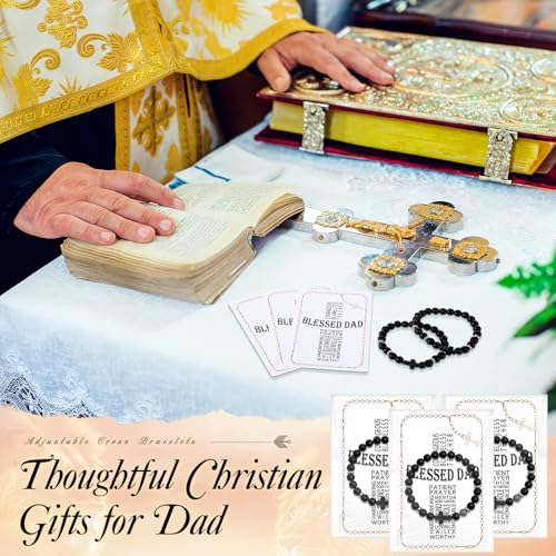 Pulsera ajustable religiosa para papá Tondiamo miniatura 5