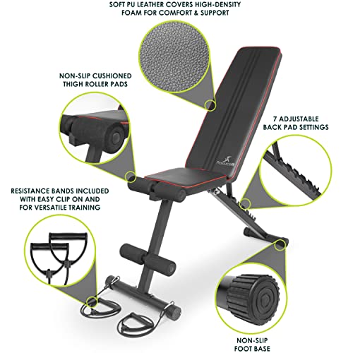 ProsourceFit-Foldable-Adjustable-Multi-Purpose-Weight-Bench-with-Resistance-Band-for-Home-and-Gym-Full-Body-Strength-Training-Workouts-Fitness-Exercises-and-Weight-Training