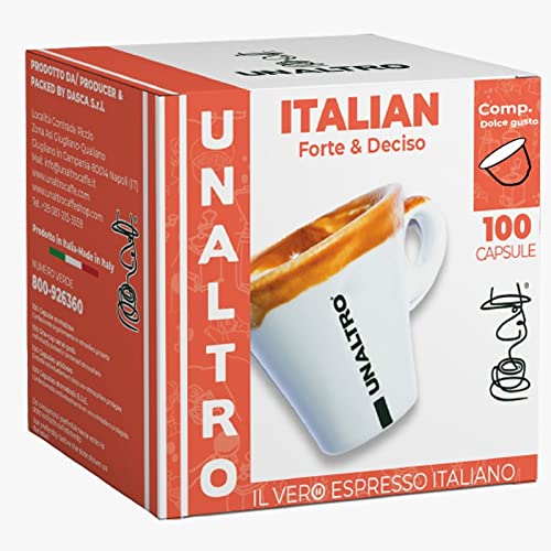 UNALTRO CAFFE 100 CAPSULE COMPATIBILI DOLCEGUSTO ®...