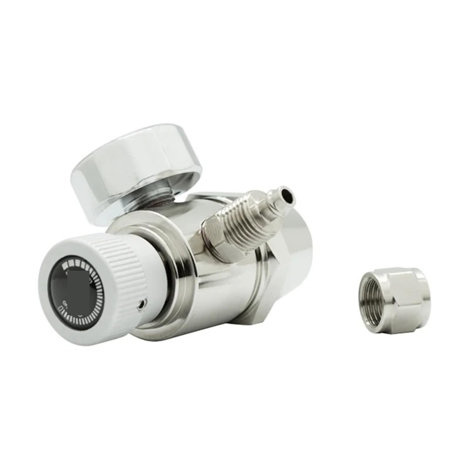 Regulador de CO2 for Acuario, manómetro 2000 PSI for Tubo succión 6 mm, 5/8-18UNF