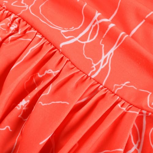 Image of GRACE KARIN Women Strapless Dress Casual Loose Ruched Long Maxi Dress with Pockets