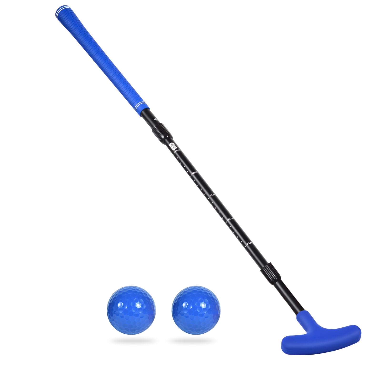 Ausluofell Golf Putter with 2 Balls,Aluminium alloy golf putter Right/Left Handed Adjustable shaft for Adults