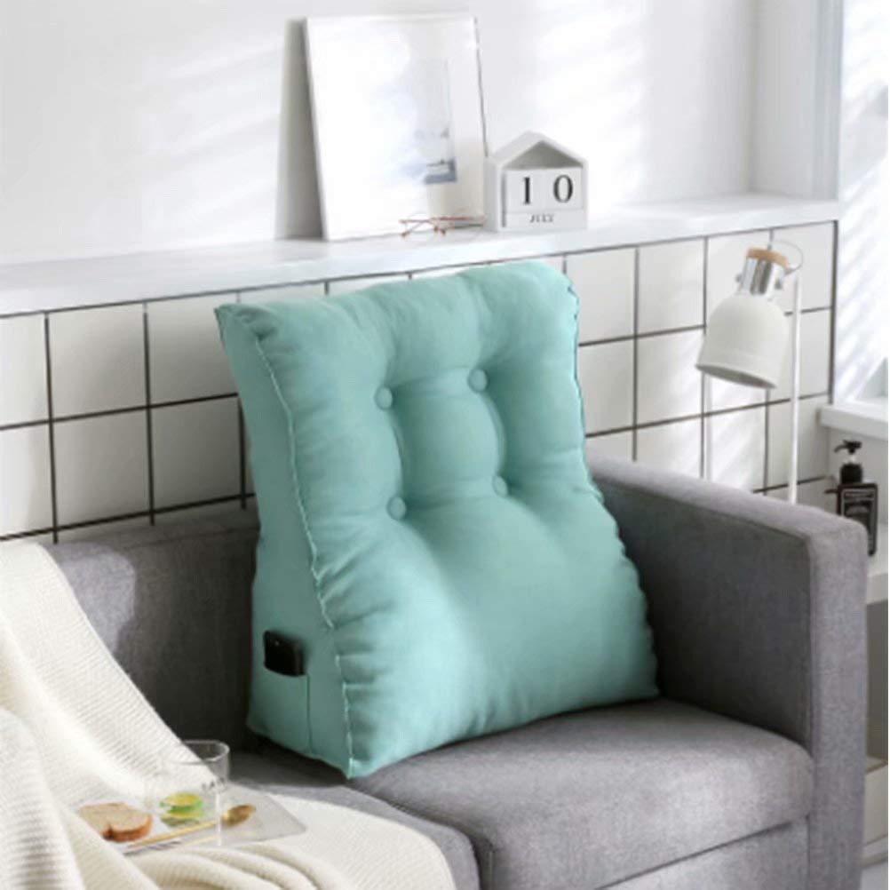 Z-one Cuscino Posteriore, Lombare Cuscino Lettura cuscinoa Forma di Cuneo Cuscino per Divano Letto Sedia da Ufficio da Casa Perfetto per Riposare,Resto Cuscini Cerniera Rimovibile