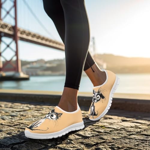 Image of Jeiento Cute Dog Women's Casual Slip On Shoes Loafers Sneakers for Women