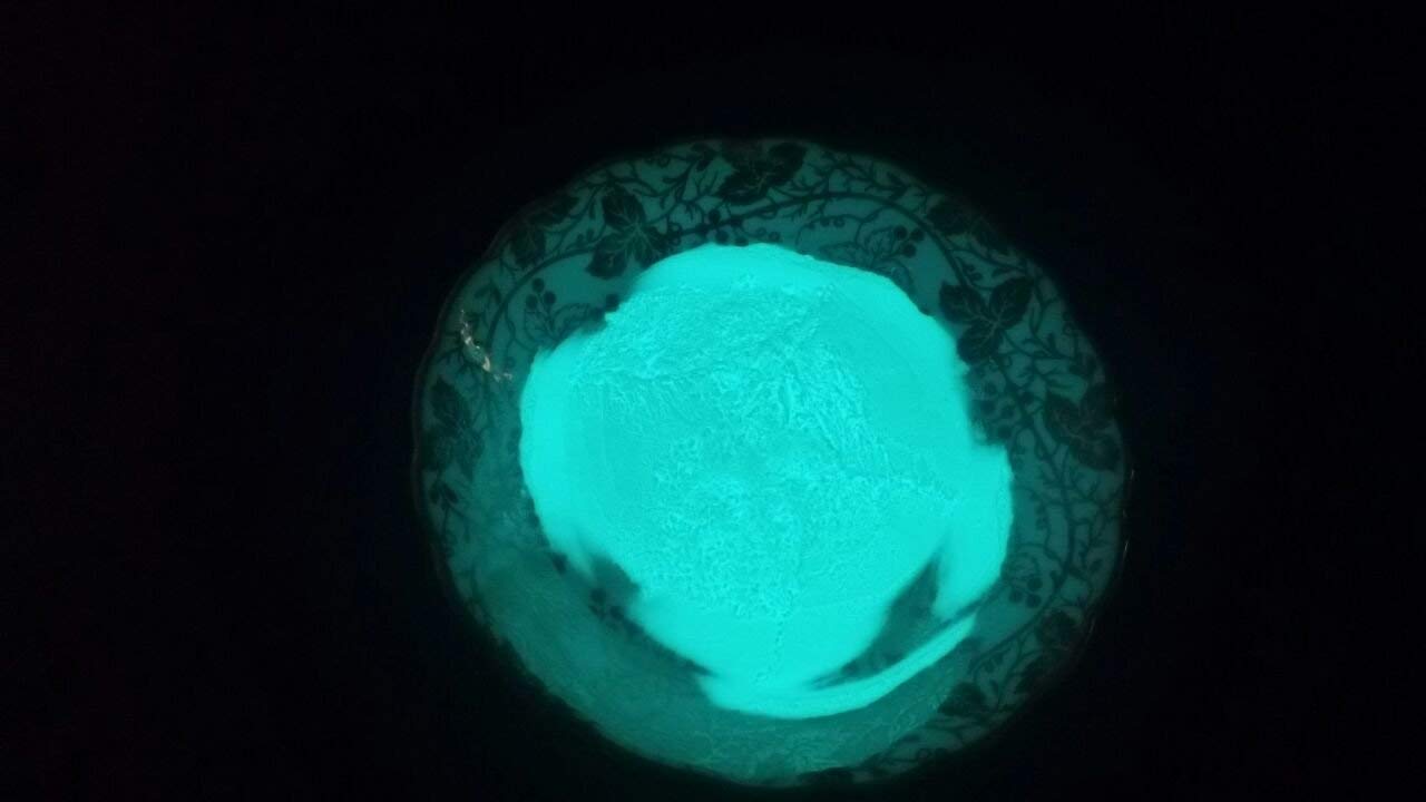 Shivam Creation Blue Glow in the Dark Pigment Powder Use for Spray Paint, Brush, Screen Printing, Resin Art, Fabric, Rubber and Dying (50 Grams)