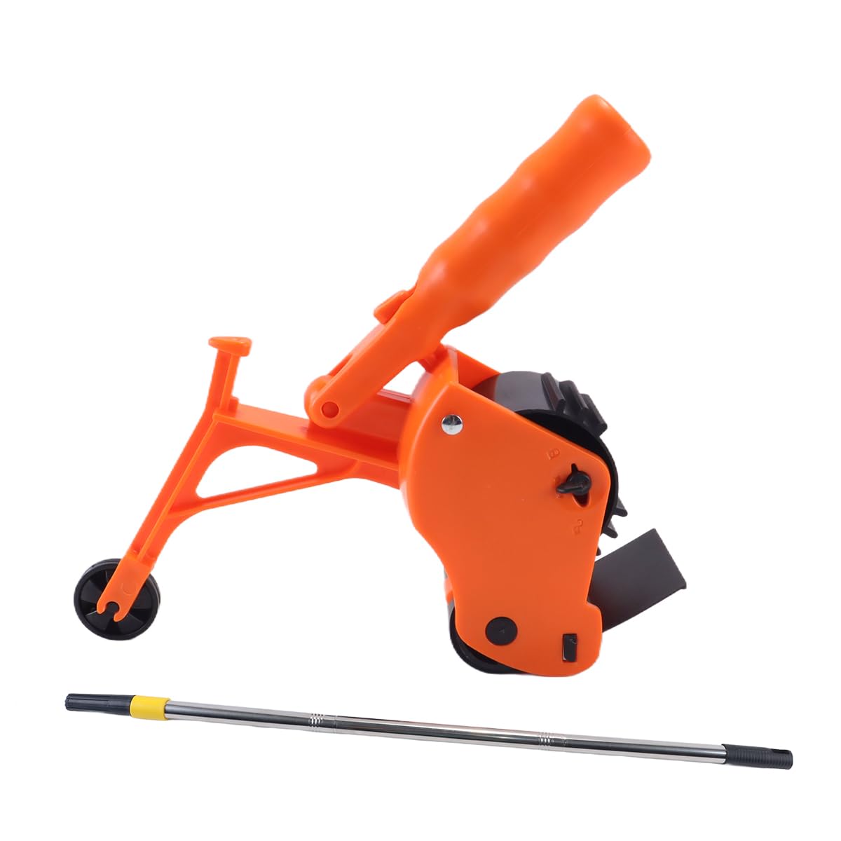 Huba Applicatore di nastro adesivo per pavimenti resistente, con rullo, per PVC, PE, pellicole EVA fino a 6,5 cm di larghezza, per uso domestico e ufficio