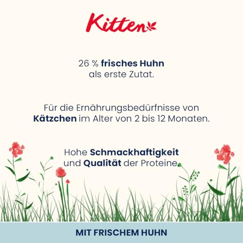 Almo Nature Kitten - Trockenfutter für Kätzchen mit Frischem Huhn - Für ein Ausgewogenes Wachstum von 2 bis 12 Monaten, Geeignet für Trächtigkeit und Stillzeit - 400g Beutel