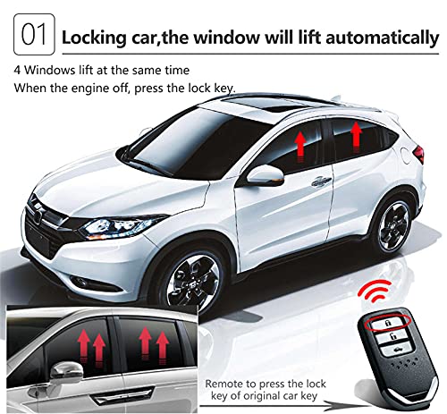 Forten Kingdom Car Auto Window Lift Close Closer Open Mirror folding + Close sunroof Kit Module System Device For Toyota Camry 2018-2020