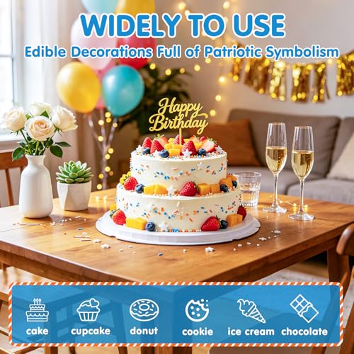 Image of Edible Blue Orange Sprinkles for Cake Decorating,130g White Stars Pearls and Jimmies Mix,Round Sugar Confettis Sprinkle,Cupcake,Cookies,Donut,Basketball Soccer Sports Themed Holiday Dessert Toppings,Birthday Celebration Supplies