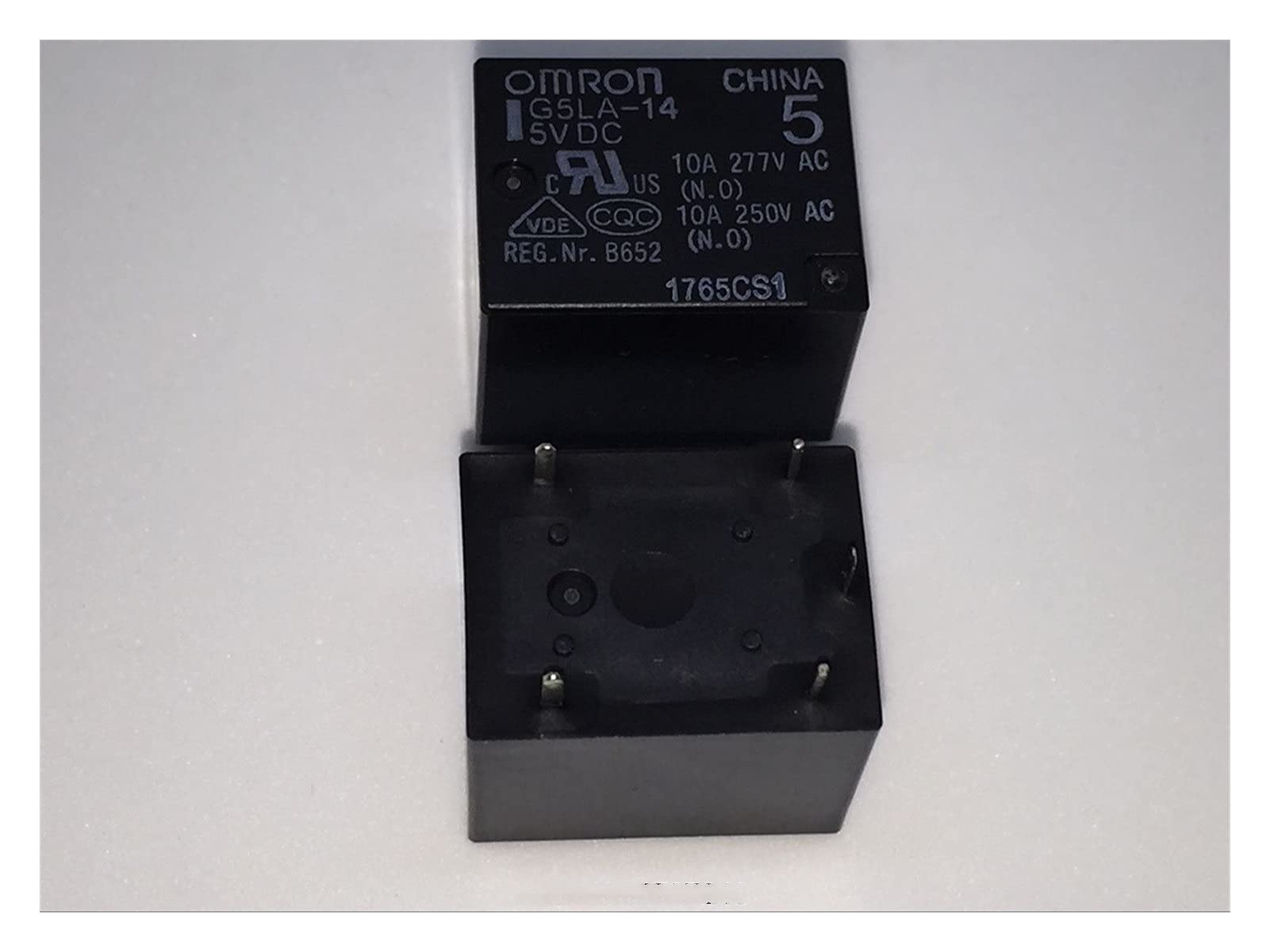 Relais G5LA-14-5VDC 10A 5Pin à haute isolation thermique, 10 pièces