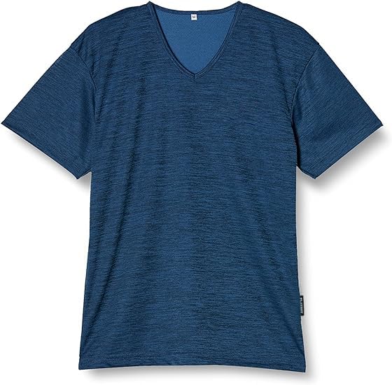 【値下げ】【387円】 PLAY BOY メンズ 表カチオン 裏ハニカムメッシュ 半袖 Ｖ首 カジュアルＴシャツ