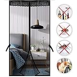 Magnetisches Schließsystem ermöglicht bequemen freihändigen Ein- und Austritt. Auch Kinder und Haustiere können problemlos durch das Netz hindurchgehen.