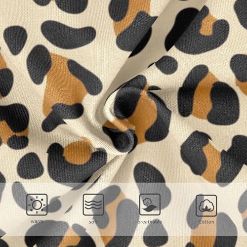 Girls Underwear Toddler 2t Cotton Little Girl Panties Personalized Kids Undies Briefs Leopard Black Brown Spots Tan3