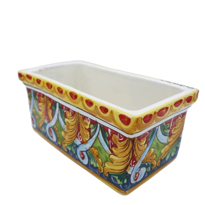 Vase rectangulaire en céramique stable pour grands bouquets sans risque de basculement