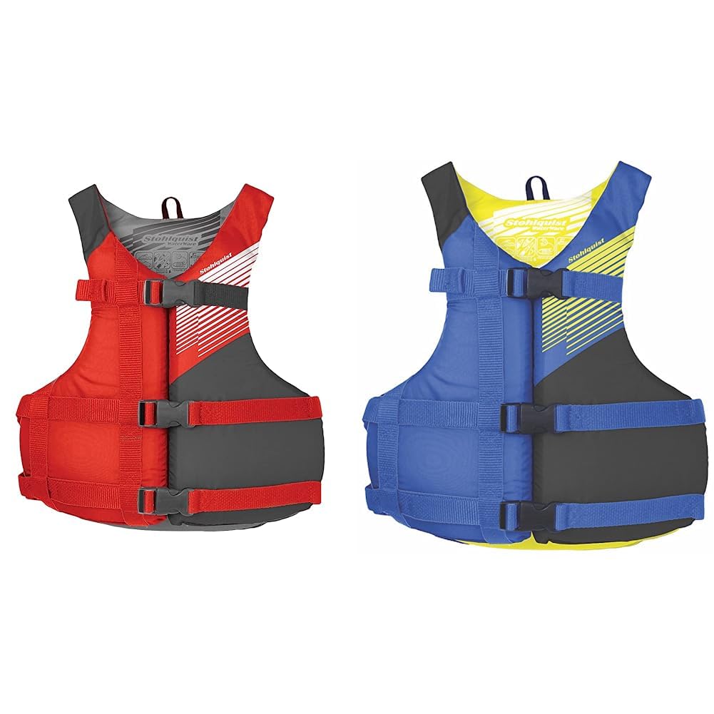 Fit Unisex Adult Life Jacket PFD - Coast Guard Approved, Easily Adjustable for Full Mobility, Lightweight, PVC Free | Universal and Oversize