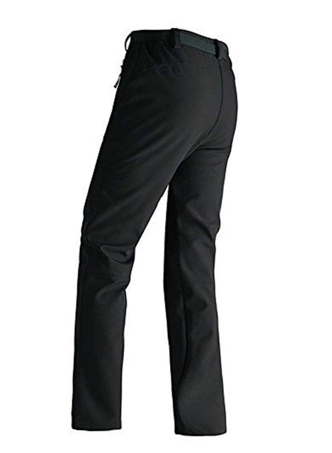 Mens Softshell Trousers Waterproof Golf Trousers Snow Ski Fleece Lined Outdoor Walking Hiking Pants Winter Overtrousers