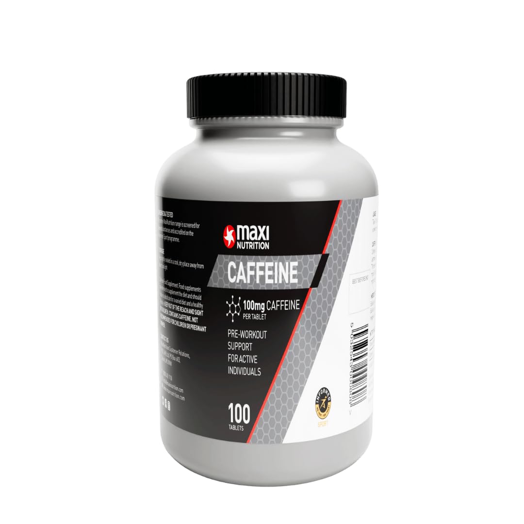 MAXIMUSCLE Caffeine Tablets 100mg 100'S