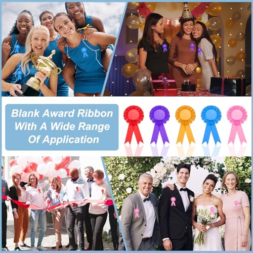 PATIKIL Leere Auszeichnungsband, 30 Stück Preisband Auszeichnungsmedaille Gewinnerband Anerkennungsband für Wettbewerb, Sportveranstaltung und Party, Hochzeit, Grün