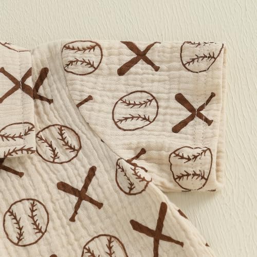 Image of Thorn Tree Toddler Boy Summer Clothes Button Down Shirt & Shorts 2Pcs Tree Printed Casual Beach Outfits