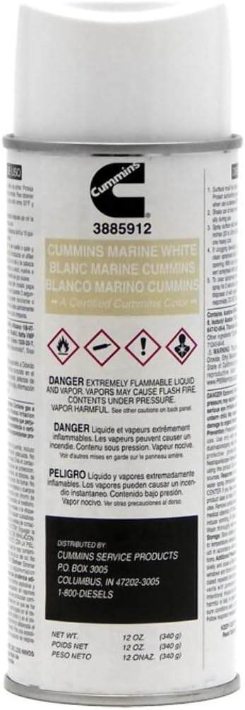 Cummins 3885912 Marine White Paint Each
