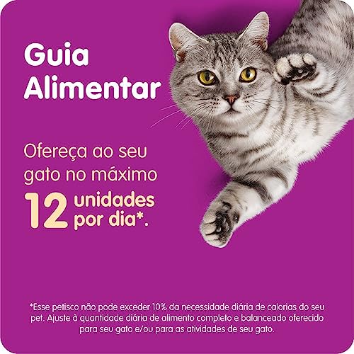 whiskas Petisco Funcional Para Gatos Whiskas Temptations Pelo Saudável Adultos 40G