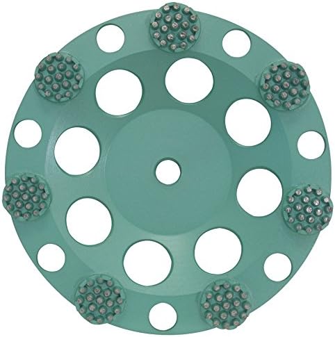 Pearl Abrasive P4 PB07G Button Cup Wheel for Concrete and Natural Stone 7 x 5/8-11