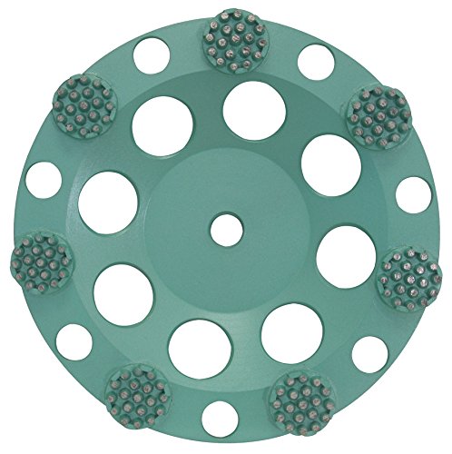 Pearl Abrasive P4 PB07G Button Cup Wheel for Concrete and Natural Stone 7 x 5/8-11