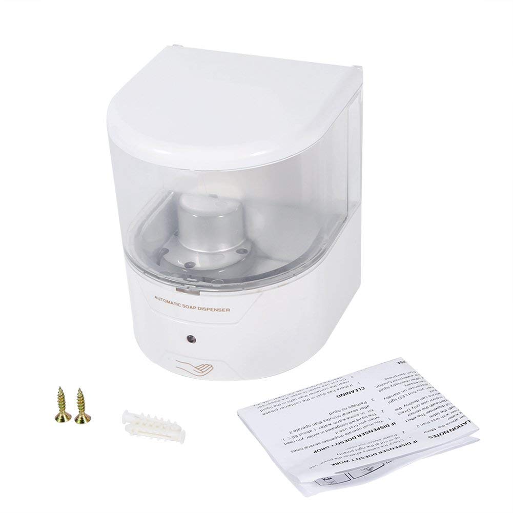 Dispenser sapone liquido 600 ml intelligente sensore mani libere auto touchless sensore automatico shampoo dispenser di sapone per bagno ufficio