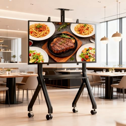Soporte móvil para pizarras 42"-100" con ruedas giratorias miniatura 1