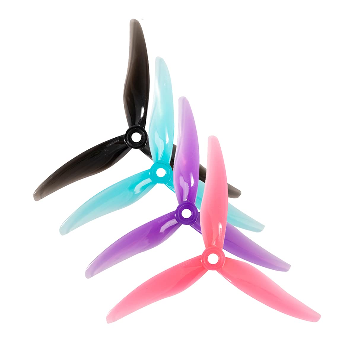 Gemfan Hurricane 51477 3-Blades PC Props Compatible 2206-2407 Brushless Motor for Popo RC Quadcopter FPV Racing Drone 16pcs 8CW 8CCW