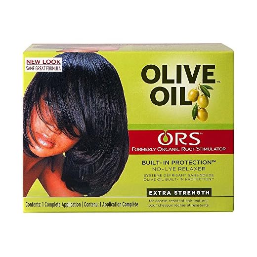 Relajante para cabellos Organic Root Stimulator, crema de alisado, con aceite de oliva, protección integrada, sin lejía, extrafuerte