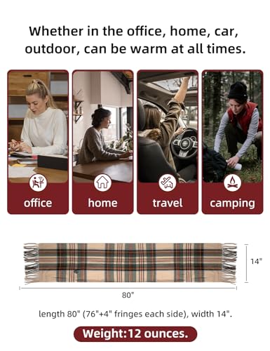 Rechargeable Electric Heated Neck Winter Scarf for Women4