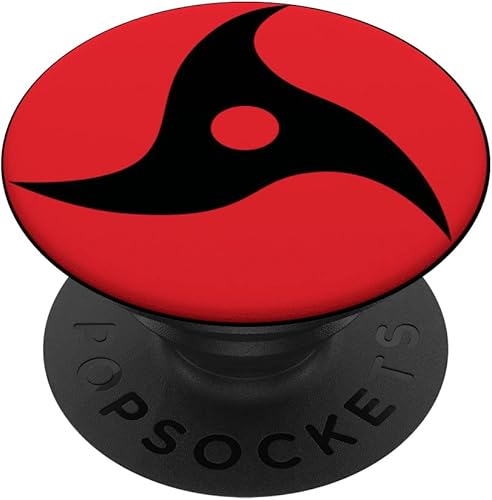 Miniatura 1 de Estilo Anime Manga Japonés Estilo Cómic Patrón Negro Rojo PopSockets intercambiables PopGrip
