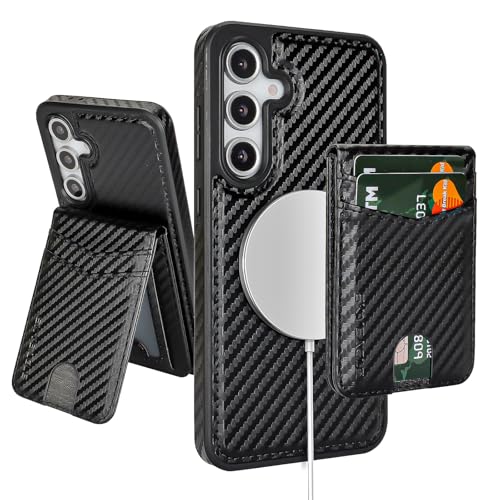 Étui portefeuille amovible RFID SkyEagle carbone résistant aux chocs