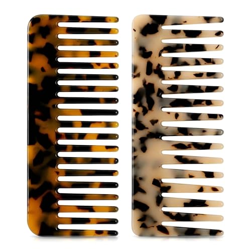 Set de 2 peines grandes para desenredar cabello miniatura 1