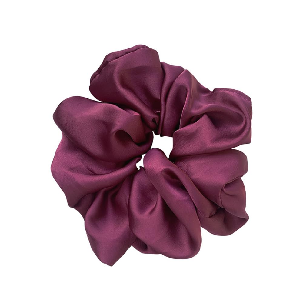 Satin Hair Bobbles Scrunchies Hair Scrunchies Soft Elastic Silk Hair Band