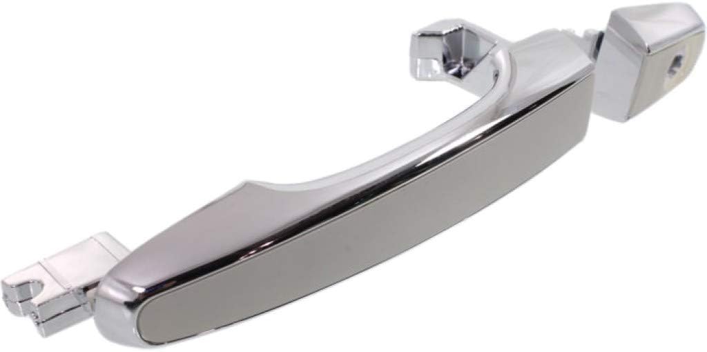 For Pontiac G8 2008 2009 Exterior Door Handle Front, Driver Side Chrome | With Key Hole | Trim: Base/GT/GXP | GM1310182 | 92214647