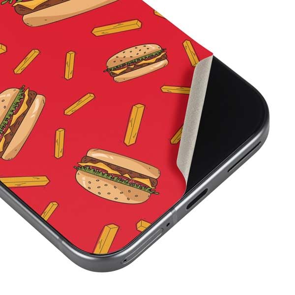 Skinit Decal Phone Skin Compatible with Google Pixel 9a - Burgers and Fries Design