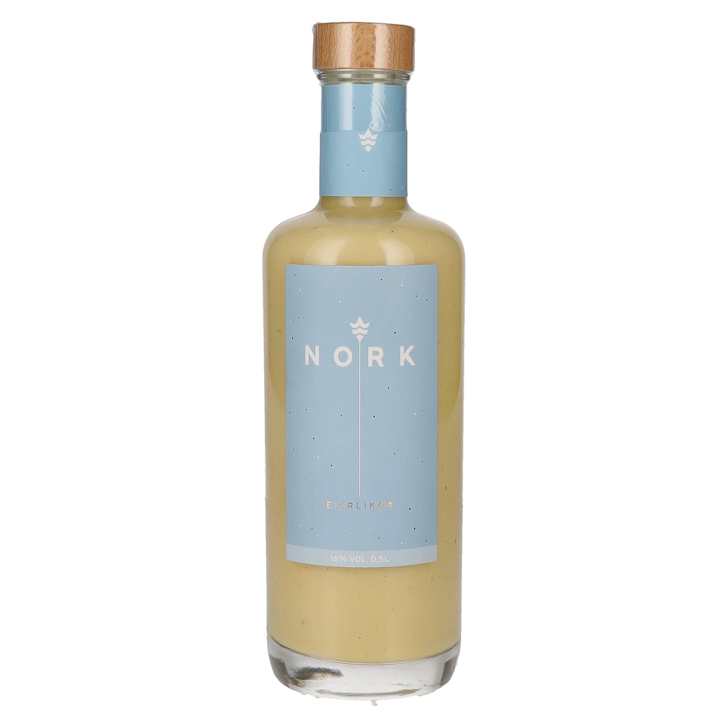 Nork | Eierlikör | 500 ml | 16% Vol. | Geschmack von Vanille & Eigelb | Aus Eiern von glücklichen Hühnern | Ohne künstliche Zusatzstoffe