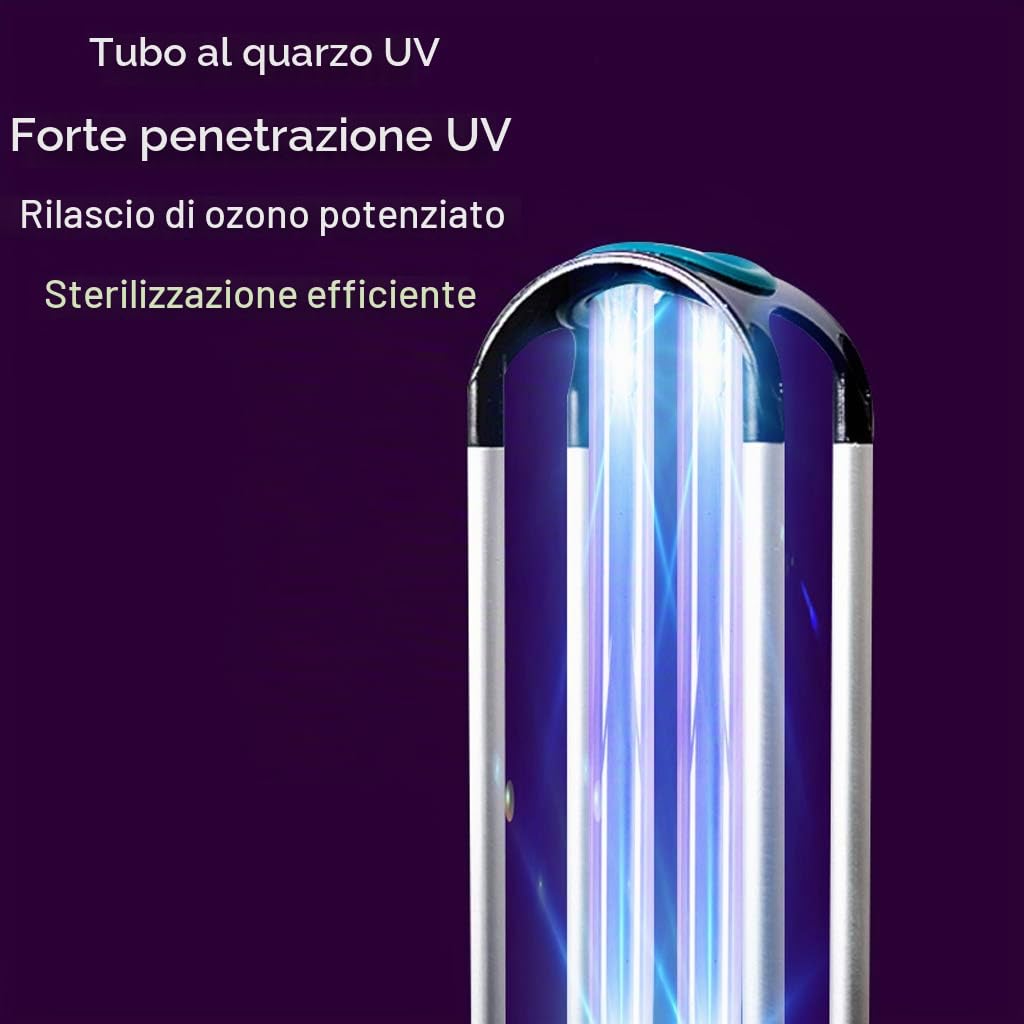 HYLR 150W Lampada Germicida UV Disinfezione e Sterilizzazione al Quarzo ad Ozono Tasso di Sterilizzazione 99% Adatto a Casa, Fabbrica, Ristorante