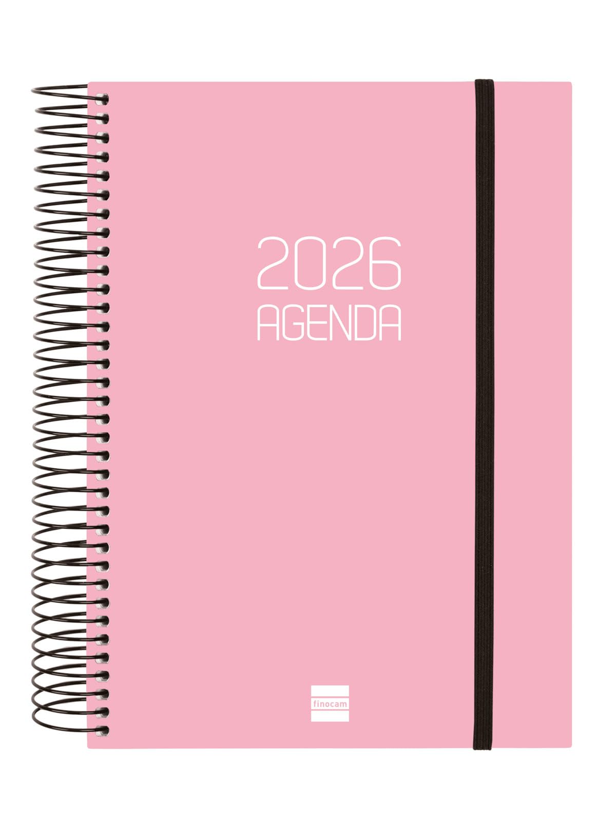 Finocam - Ibis Flat Agenda 2026 Week to View Vertical January 2026 - December 2026 (12 months) Spanish Blue