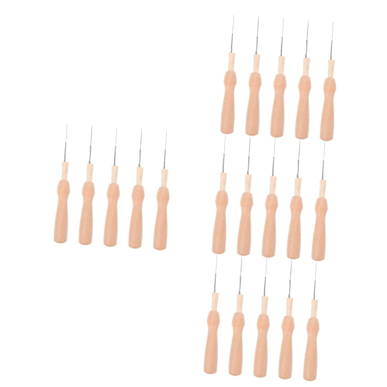 Operitacx 4sets DIY Wool Felting Needles Quilting Needles Upholstery Felting Pad Kit for Crafts 5pcs*4