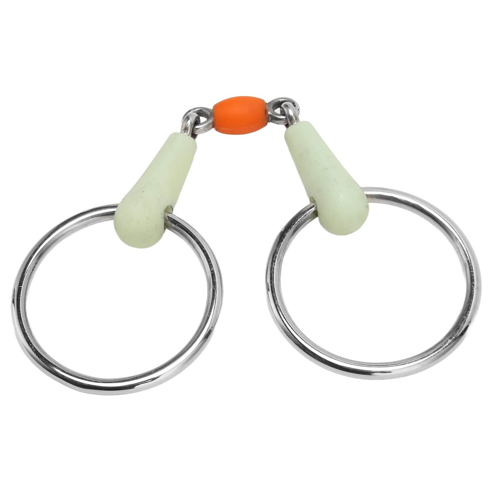 Bocado para Caballo, Fácil de controlar. Previene Las mordeduras. Superficie Lisa Envuelta en Goma. Un Bocado Cómodo para Tu Caballo. Anillo de Acero Inoxidable. Duradero para