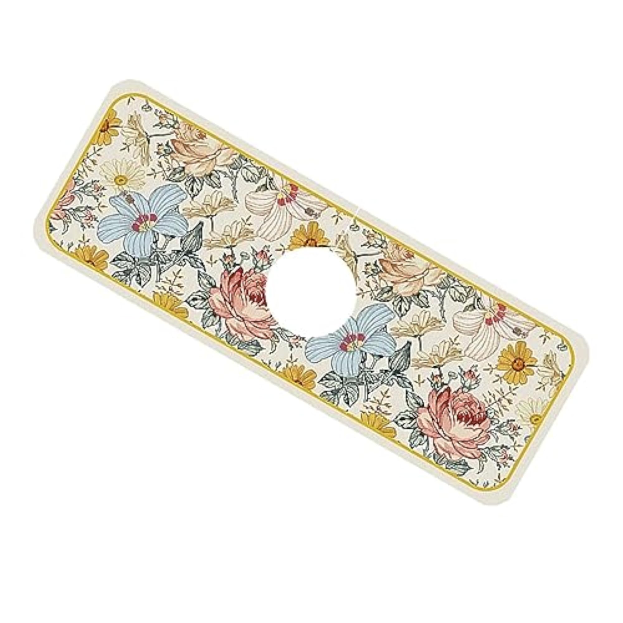 Faucet Splash Guard Mat for Kitchen and Bathroom