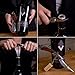 CORKAS Extravagant Professional Wine Key for Executive Waiter, Heavy Double Hinged Fulcrum Corkscrew Wine Opener with Premium Rosewood Handle and Foil Cutter, Great Birthday Gift for Sommelier, Waiter