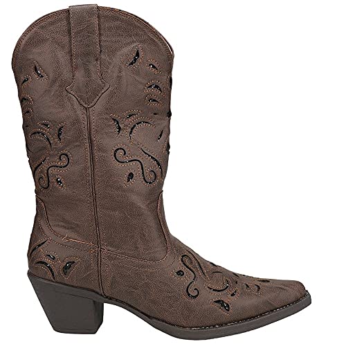 Roper Womens Chloe Boot, Brown, 8.5