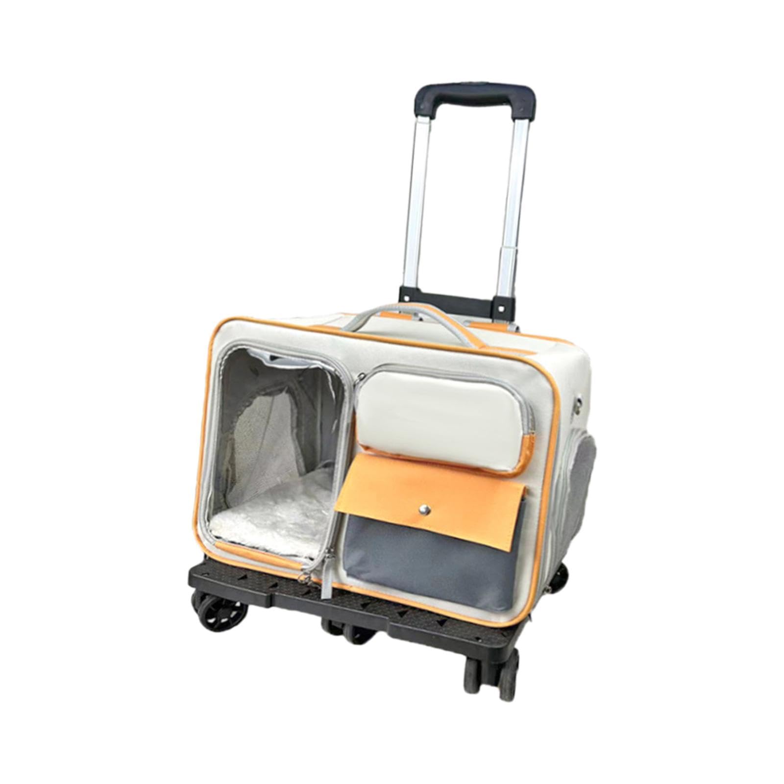 Bolsa de Transporte para Mascotas Transportín para Mascotas Transportín para Gatos con Ruedas Transportín para Gatos Y Perros Pequeños para Viajes Y E