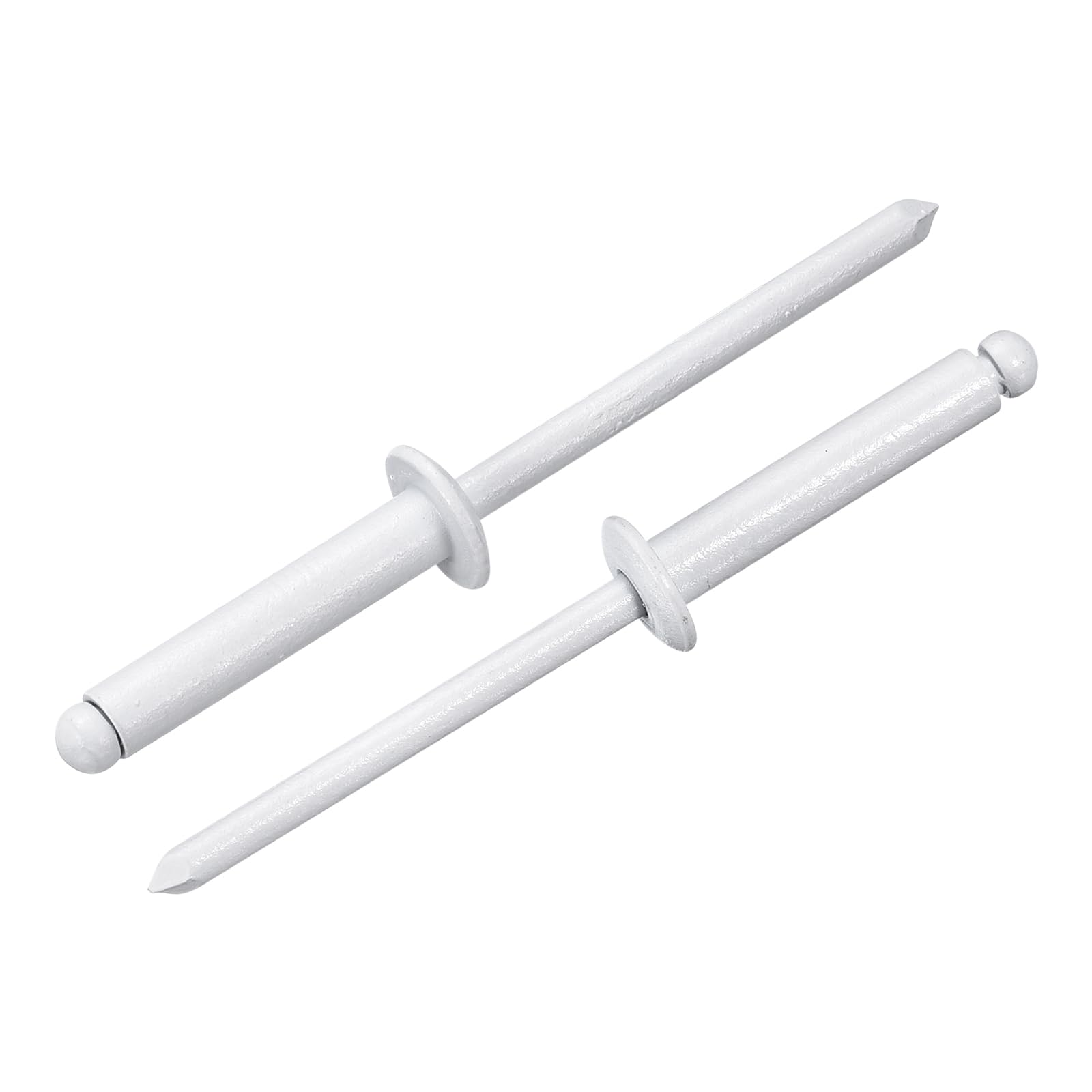 uxcell 100Pcs 5/32"x3/4" Aluminum Dome-Head Blind Rivets, Open-End Type Blind Rivets for DIY, Sheet Metal, Automotive Repairs, Furniture, Boat, and