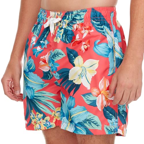 Image of Kanu Surf Men's Big Viper Extended Size Stripe Swim Trunk